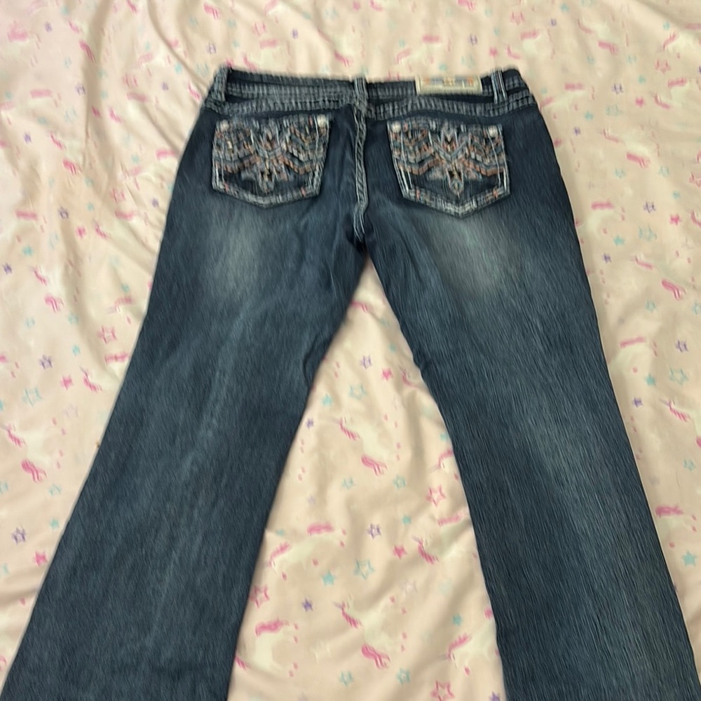 Grace Blue Flare Wide Leg Jeans
